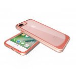 Wholesale iPhone 7 Plus Clear Armor Hybrid Case (Rose Gold)